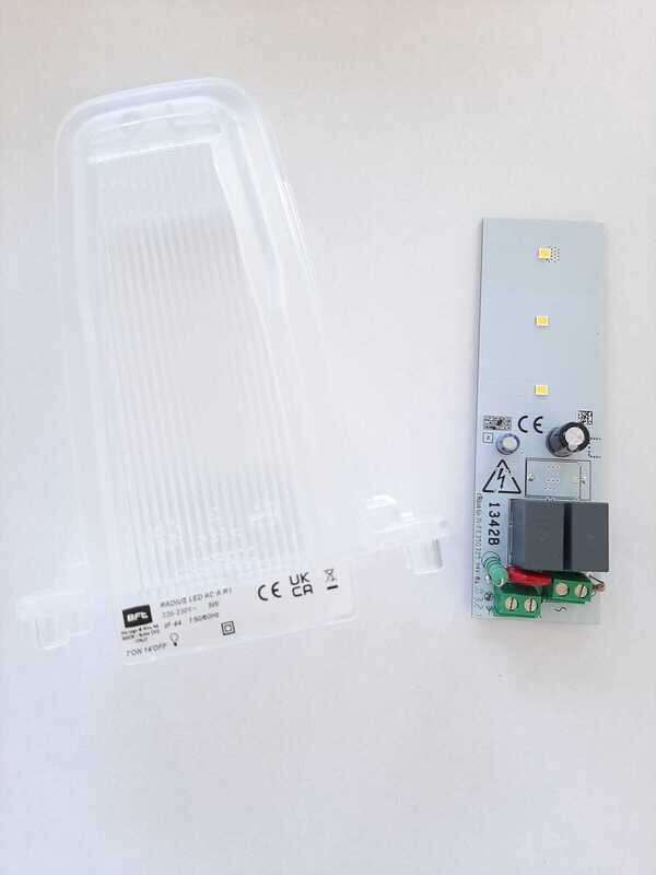 KIT SCHEDA LAMPEGGIANTE RADIUS LED AC A R1 CON ANTENNA 230V