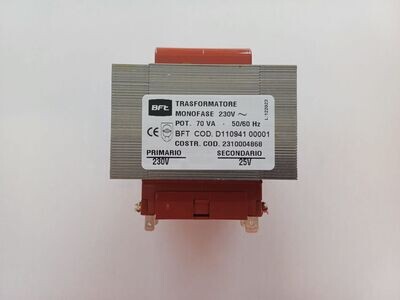 KIT TRASFORMATORE DEIMOS 600 70VA 230V 50/60HZ