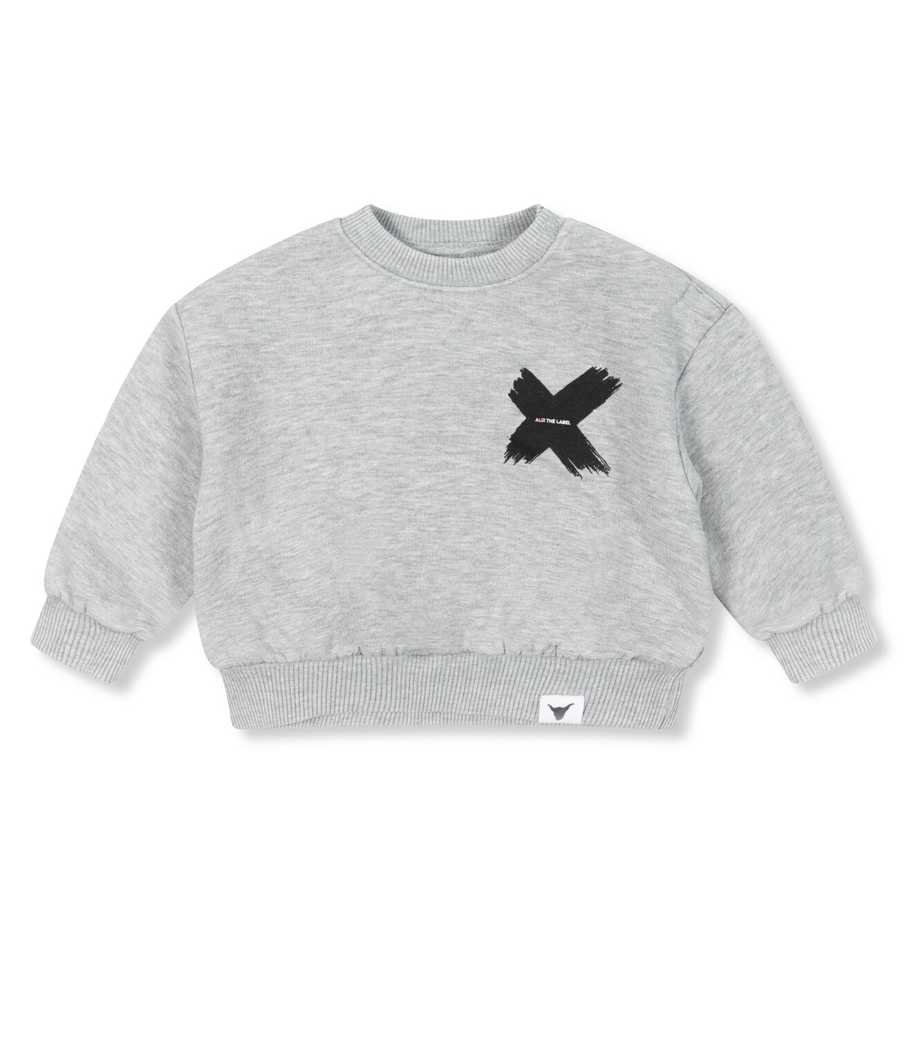 Baby knitted X sweater