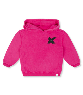 Kids knitted X hoodie