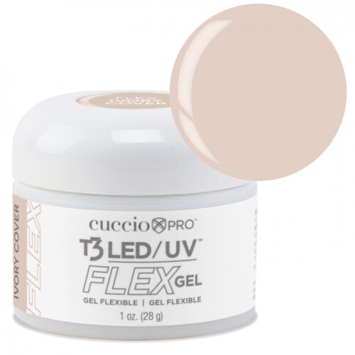 T3 LED/UV Flex Gel - Ivory Cover 28 g