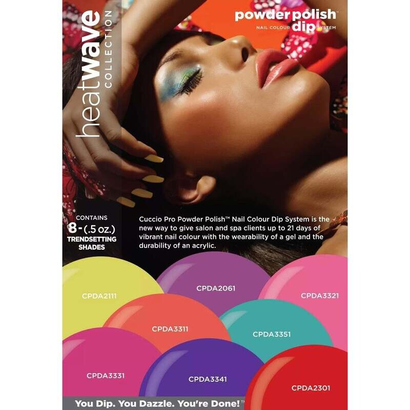 Powder Polish set - Heat Wave 8 x 14 g