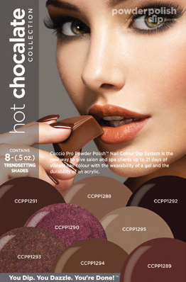 Powder Polish set -Hot Chocolate 8 x 14 g