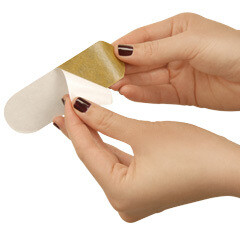 Metalna turpija za pete sa abrazivnim nastavcima 50×80 grit (crni) &amp; 50×180 grit (beli)