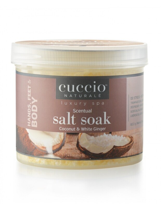 SCENTUAL SALT SOAK Kokos i Đumbir 822 g