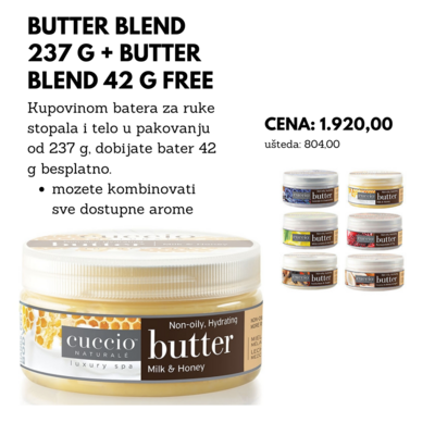 Butter blend 237 g + Butter blend 42 g FREE