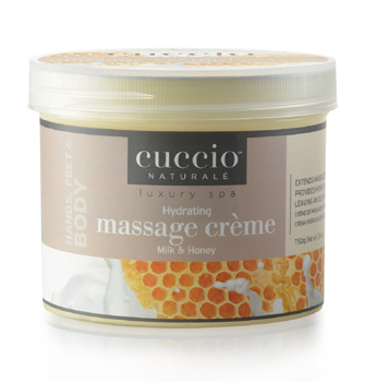 Masažna krema za ruke i stopala / med i mleko 750 g