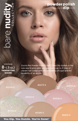 Powder Polish set -Bare Nudity 8 x 14 g Powder Polish set -Bare Nudity 8 x 14 g
