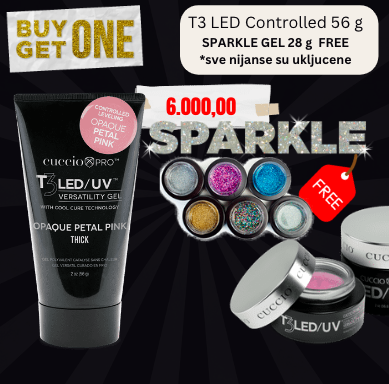 T3 LED Controlled 56 g + SPARKLE GEL 28 g FREE T3 LED Controlled 56 g + SPARKLE GEL 28 g FREE