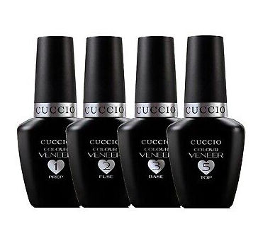 Prep 13 ml, Fuse 13 ml ,  Base Coat 13 ml, Top Coat 13 ml