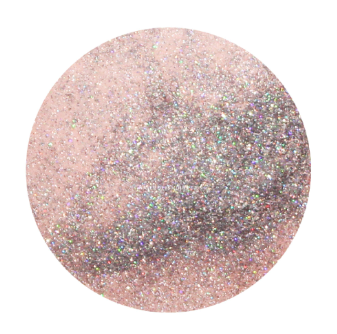 Powder Polish Dip System - Light Pink With Rainbow Glitter 14 g Powder Polish Dip System - Light Pink With Rainbow Glitter 14 g