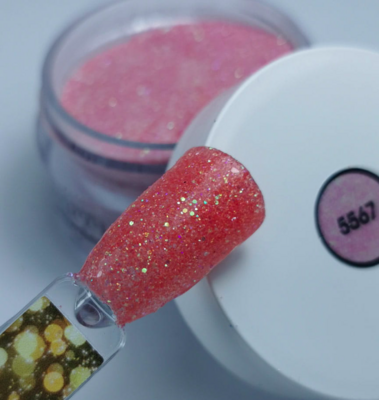 Powder Polish - #5567 Soft Pink Glitter 14 g