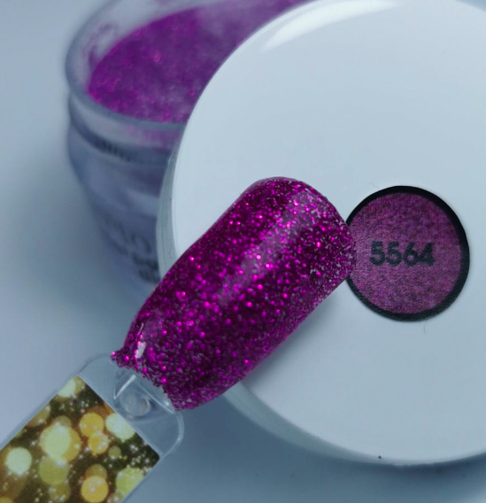 Dipping Powder Fuchsia Pink Glitter #5564 14 g