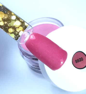 Powder Polish Dip System - Rose w/Shimmer Dipping Powder #5520 45g