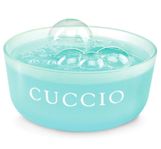 Cuccio Naturale Frosted Glass Spa Manicure Soak Bowl