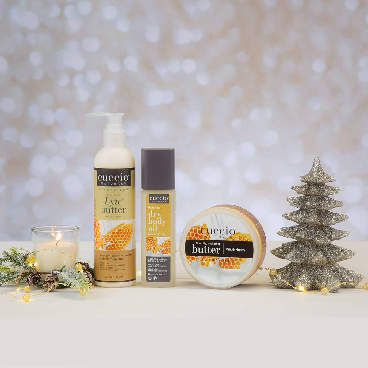 Lyte Lagani Losion 237 ml + Suvo Ulje Za Telo 100 ml + Blagi Piling Za Telo 237 Ml