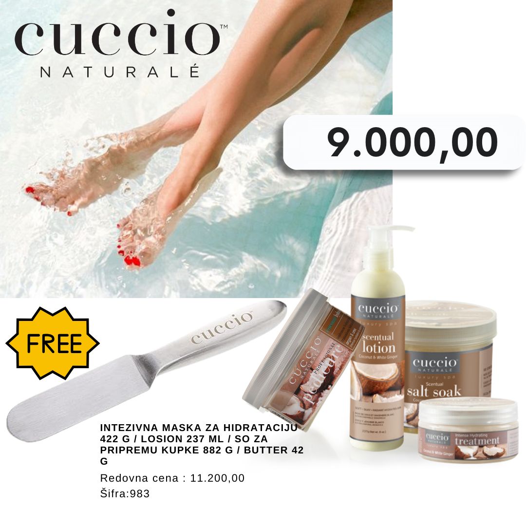 Intezivna maska za hidrataciju 422 g / losion 237 ml / so za pripremu kupke 882 g / butter 42 g