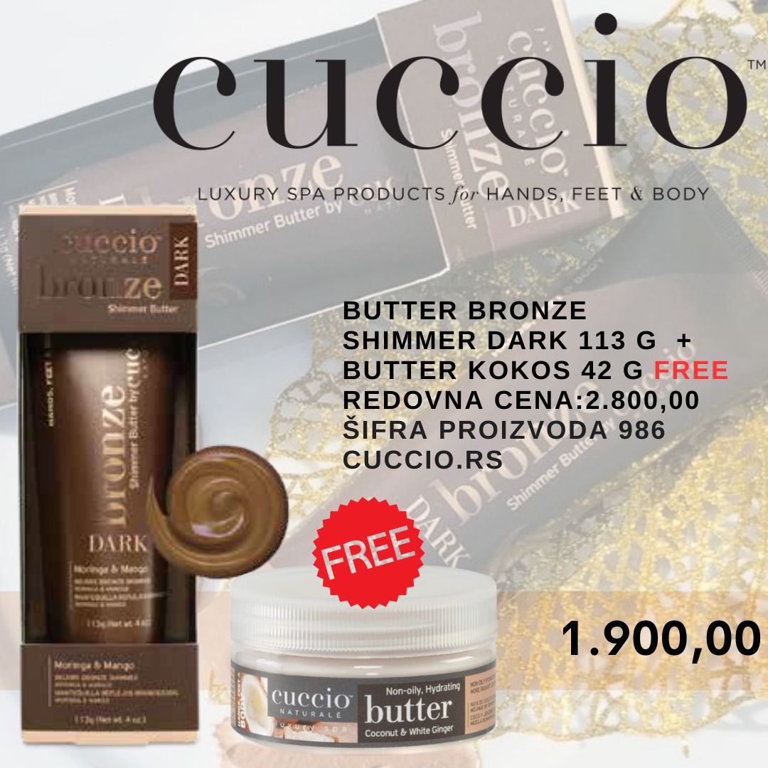 BUTTER BRONZE SHIMMER DARK 113 g  + butter kokos 42 g FREE