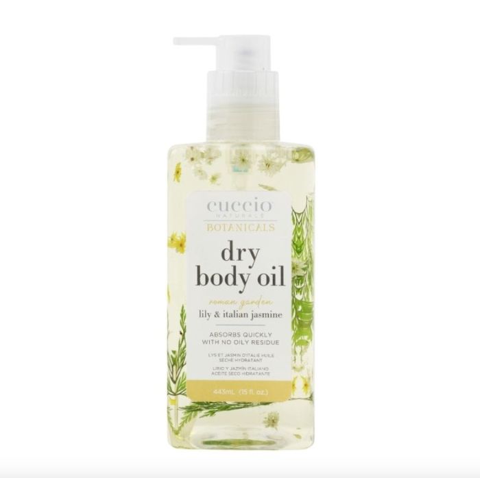 Cuccio Hydrating Dry Body Oil - Lily &amp; Italian Jasmine 443 ml