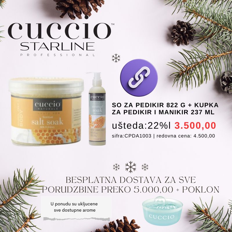 So za pedikir 822 g + Kupka za pedikir i manikir 237 ml FREE So za pedikir 822 g + Kupka za pedikir i manikir 237 ml FREE
