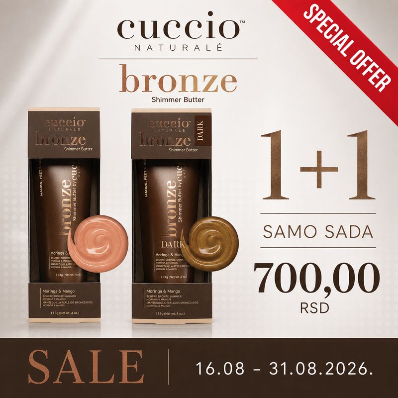 BUTTER BRONZE SHIMMER 113 g + DARK 113 g