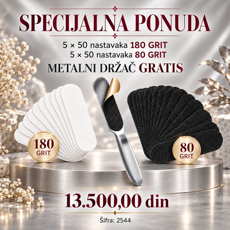 Zamenski nastavci za turpiju 10 kom - Metalna turpija FREE