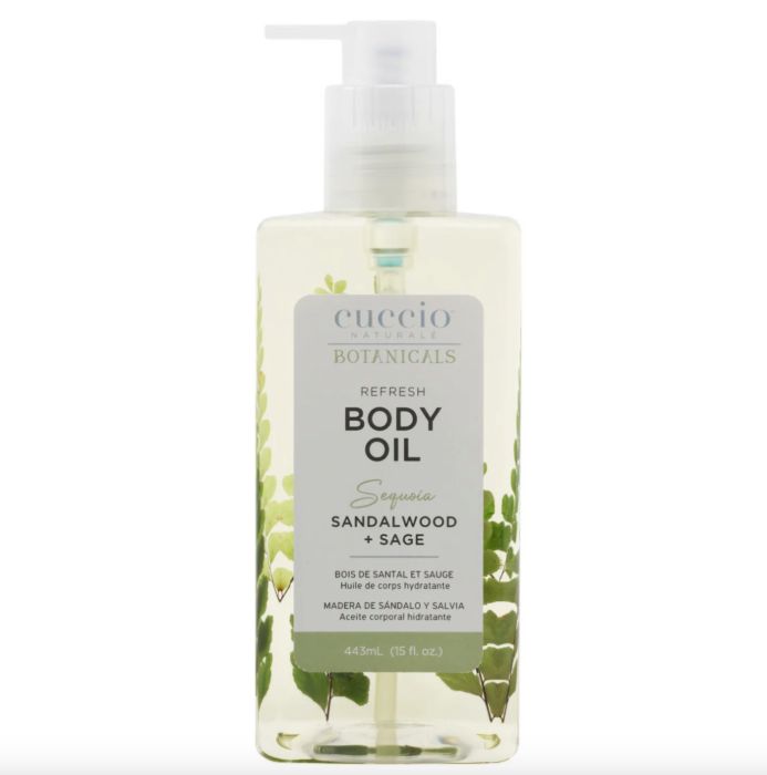 Cuccio Hydrating Dry Body Oil - Sandalwood &amp; Sage Flower 443 ml