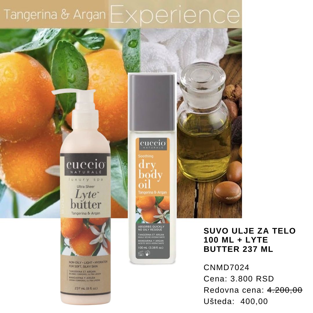 suvo ulje za telo 100 ml + Lyte butter 237 ml