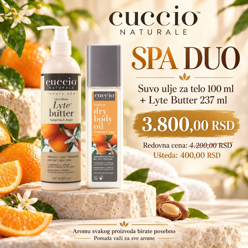 suvo ulje za telo 100 ml + Lyte butter 237 ml
