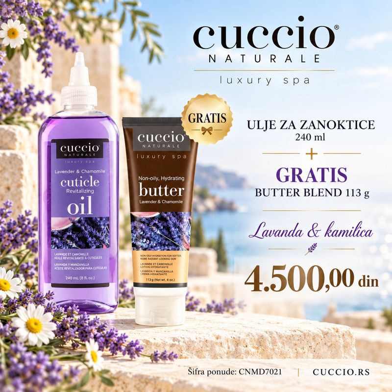 ulje za zanoktice 240 ml Butter Blend 113 g FREE
