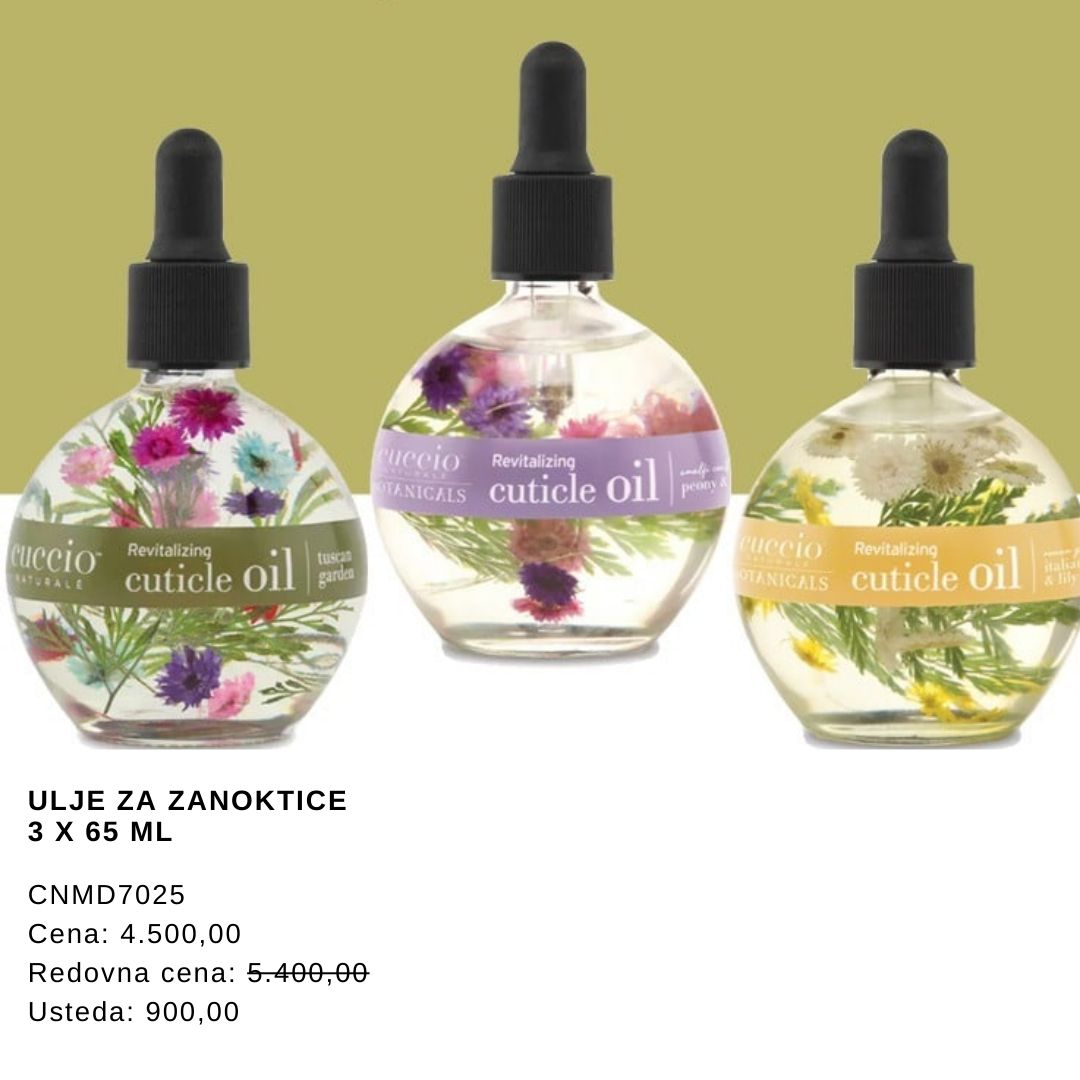 Ulje za zanoktice 3 x 65 ml
