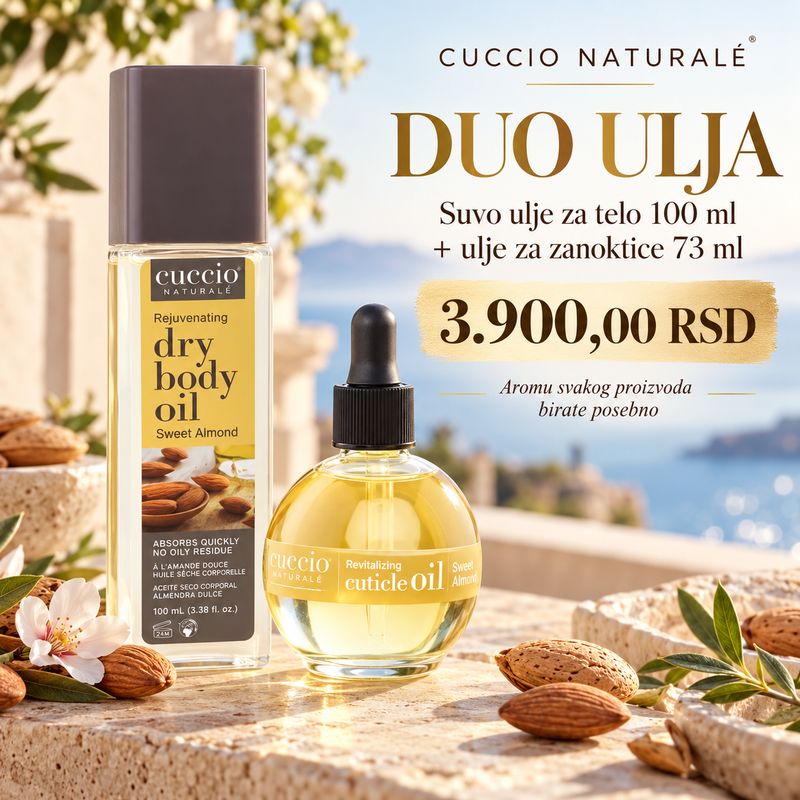 Suvo ulje za telo 100 ml + ulje za zanoktice 73 ml