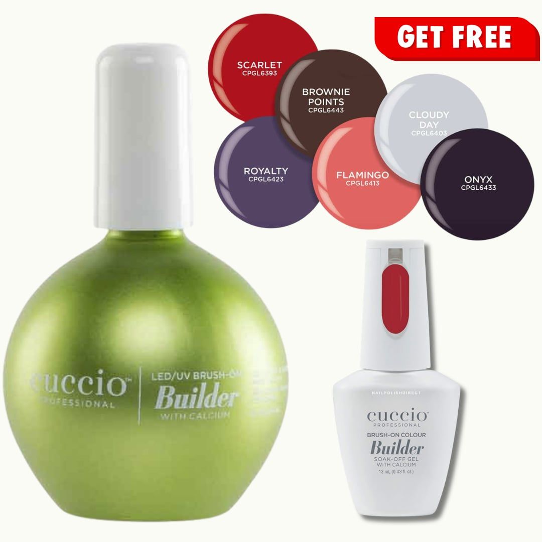 Brush-On Builder with Calcium 75 ml  GRATIS Builder gel 13 ml