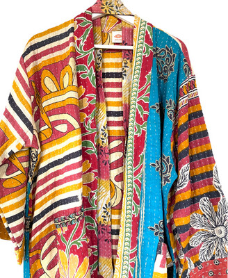 Kantha Kimono Lang Allsizes