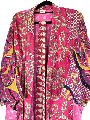 Kantha Kimono Lang Allsizes