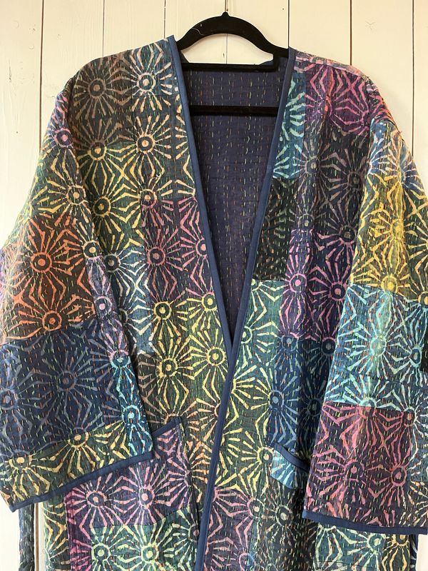 Kantha Kimono Lang Onesize
