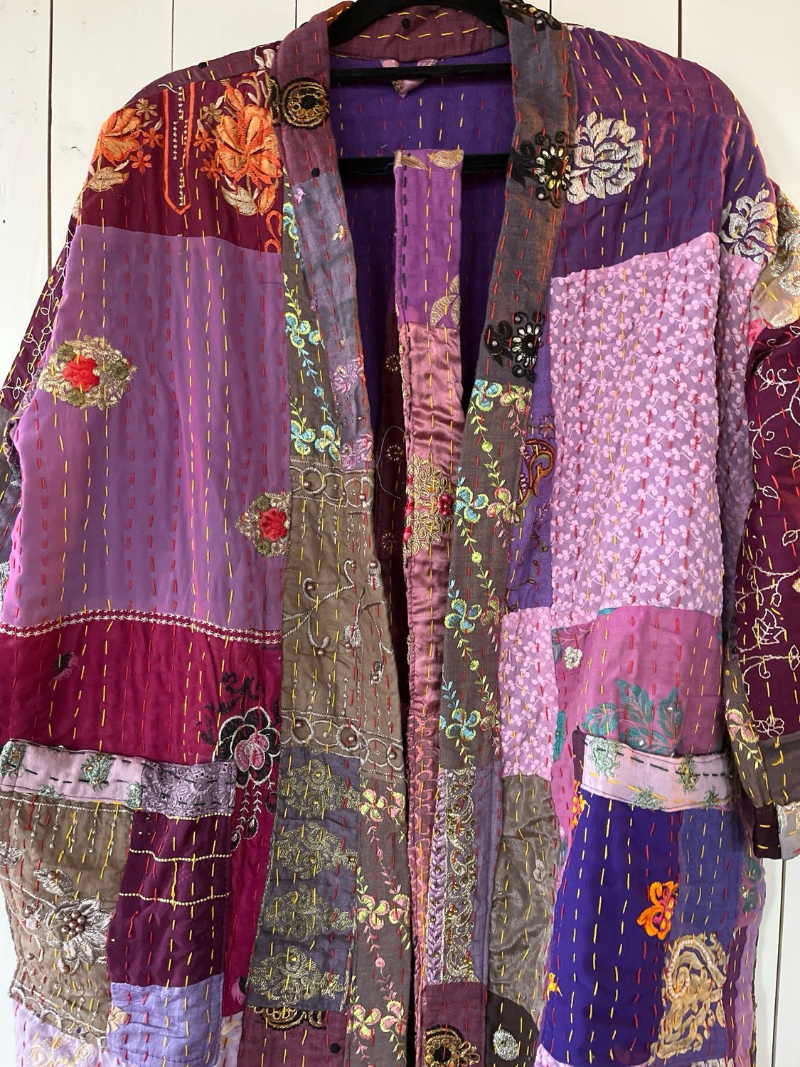 Kantha patchwork Kimono Lang