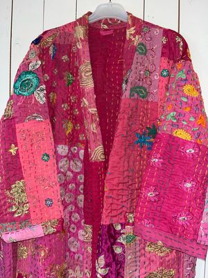 Kantha patchwork Kimono Lang