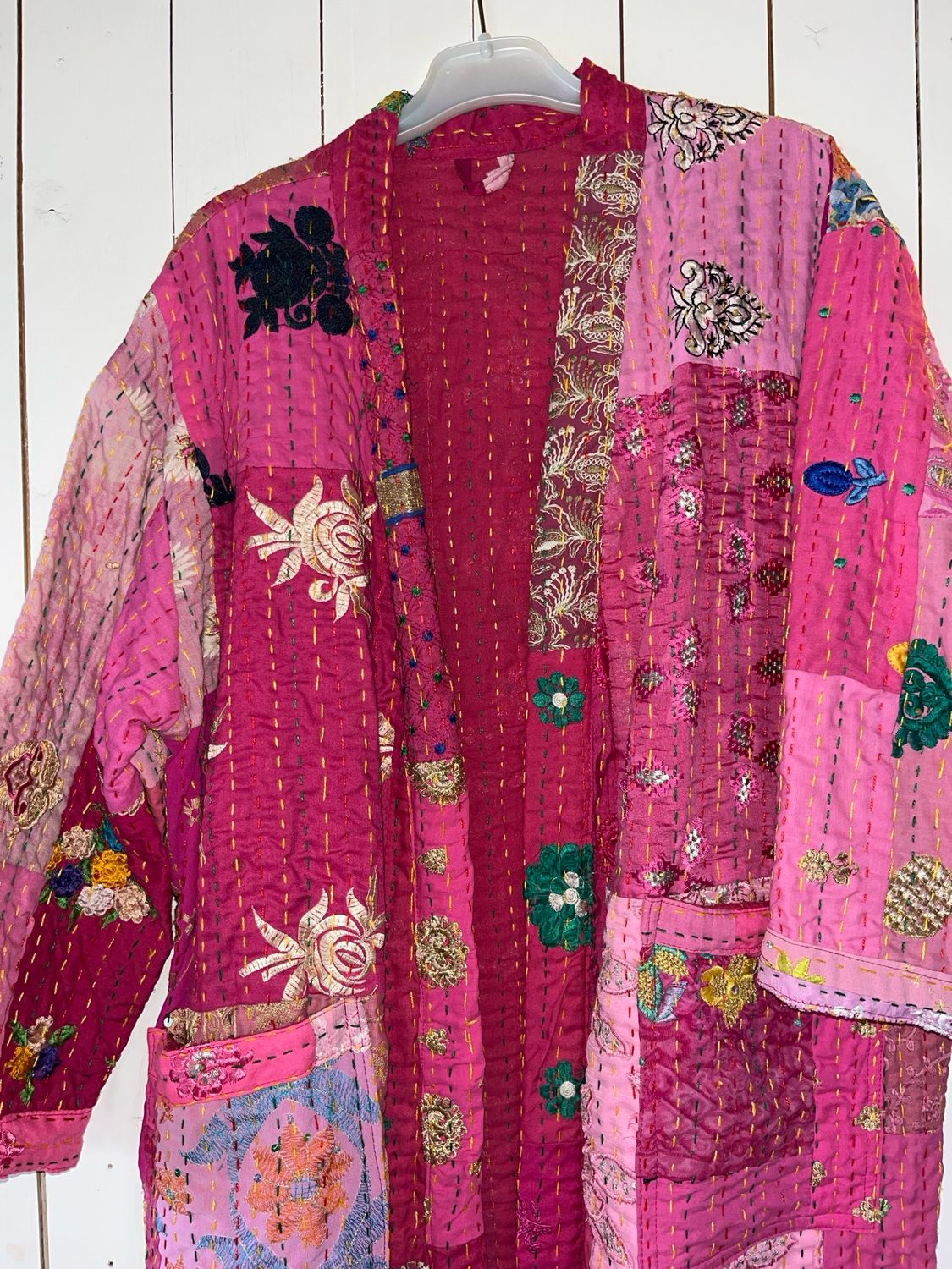 Kantha patchwork Kimono Lang
