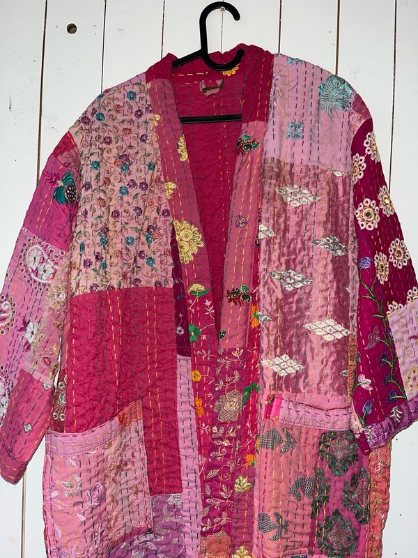 Kantha patchwork Kimono Lang