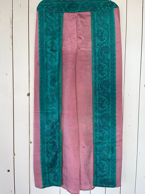 Broek recyclede sari
