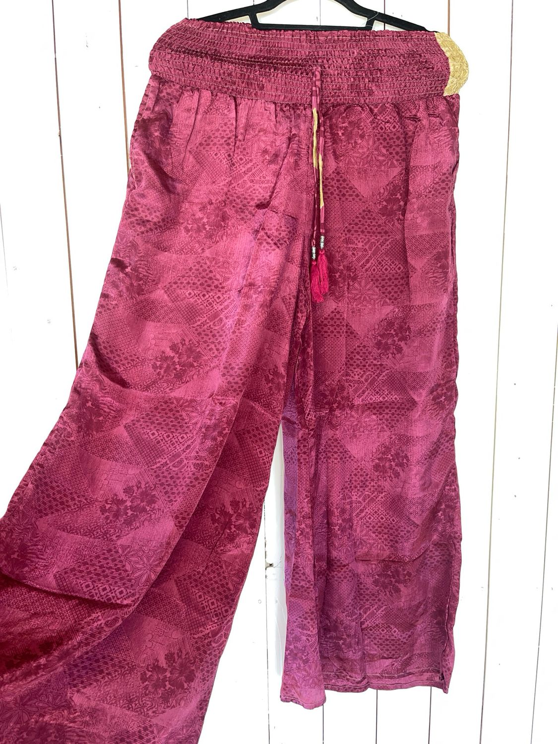 Broek Recycled sari