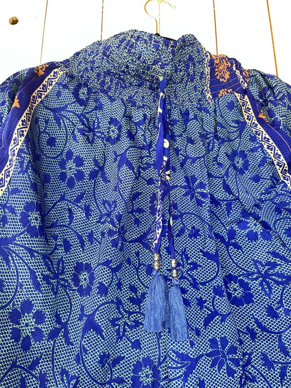 Broek Recycled sari