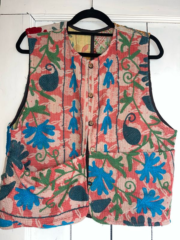 Suzani Hesje Kantha Vintage