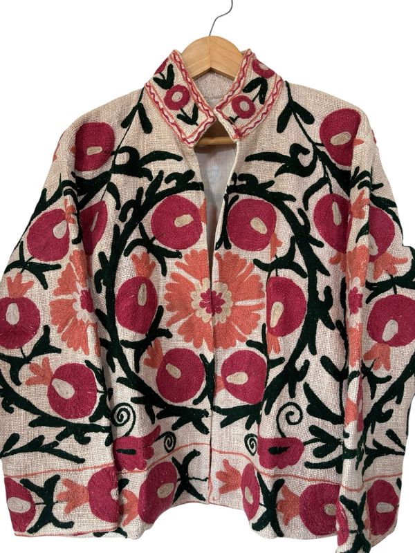 Katoenen suzani jasje ‘mandala’