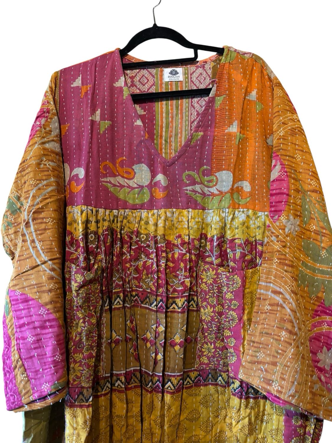 Kantha jurk lang