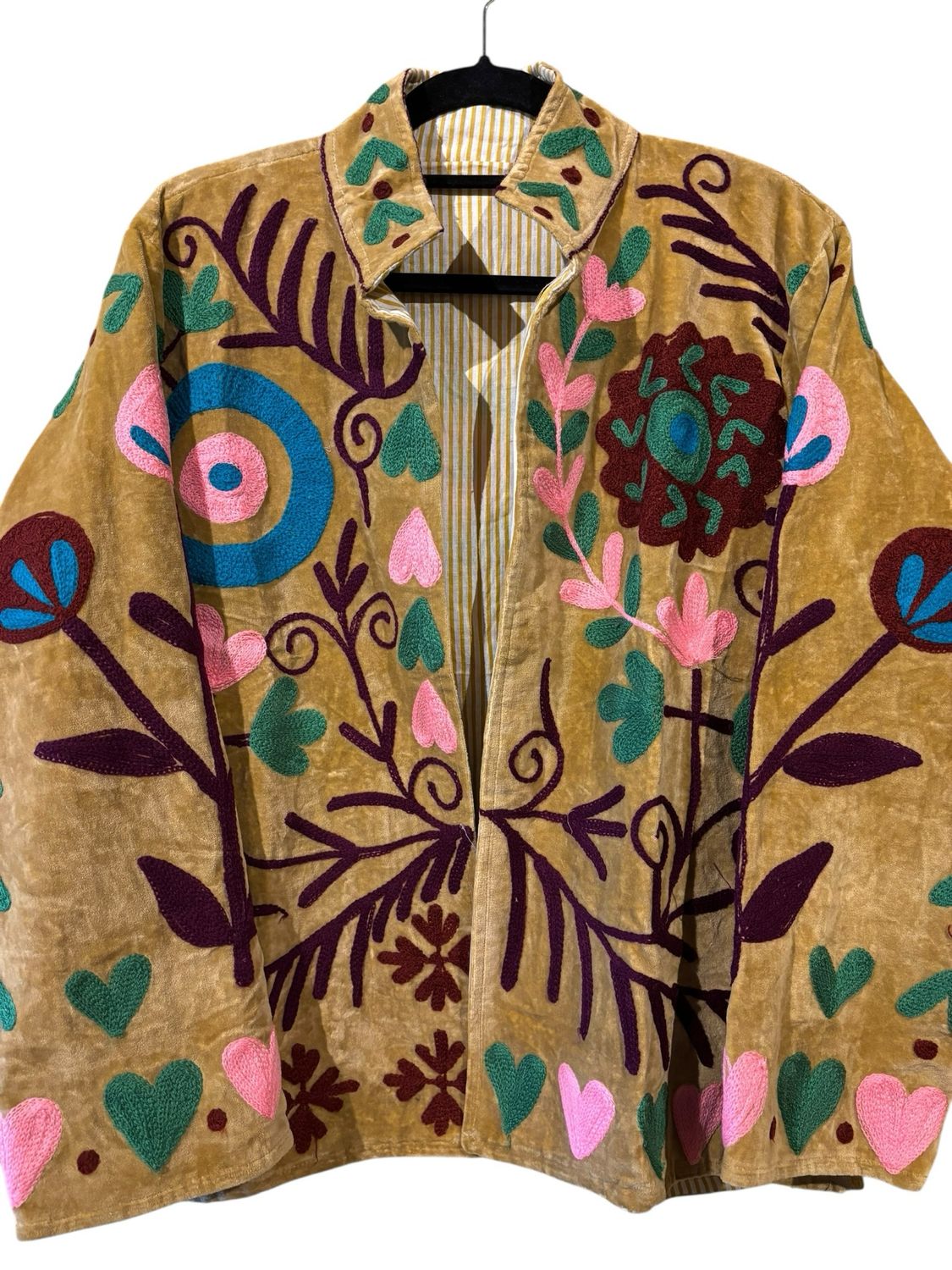 Fluwelen suzani jasje