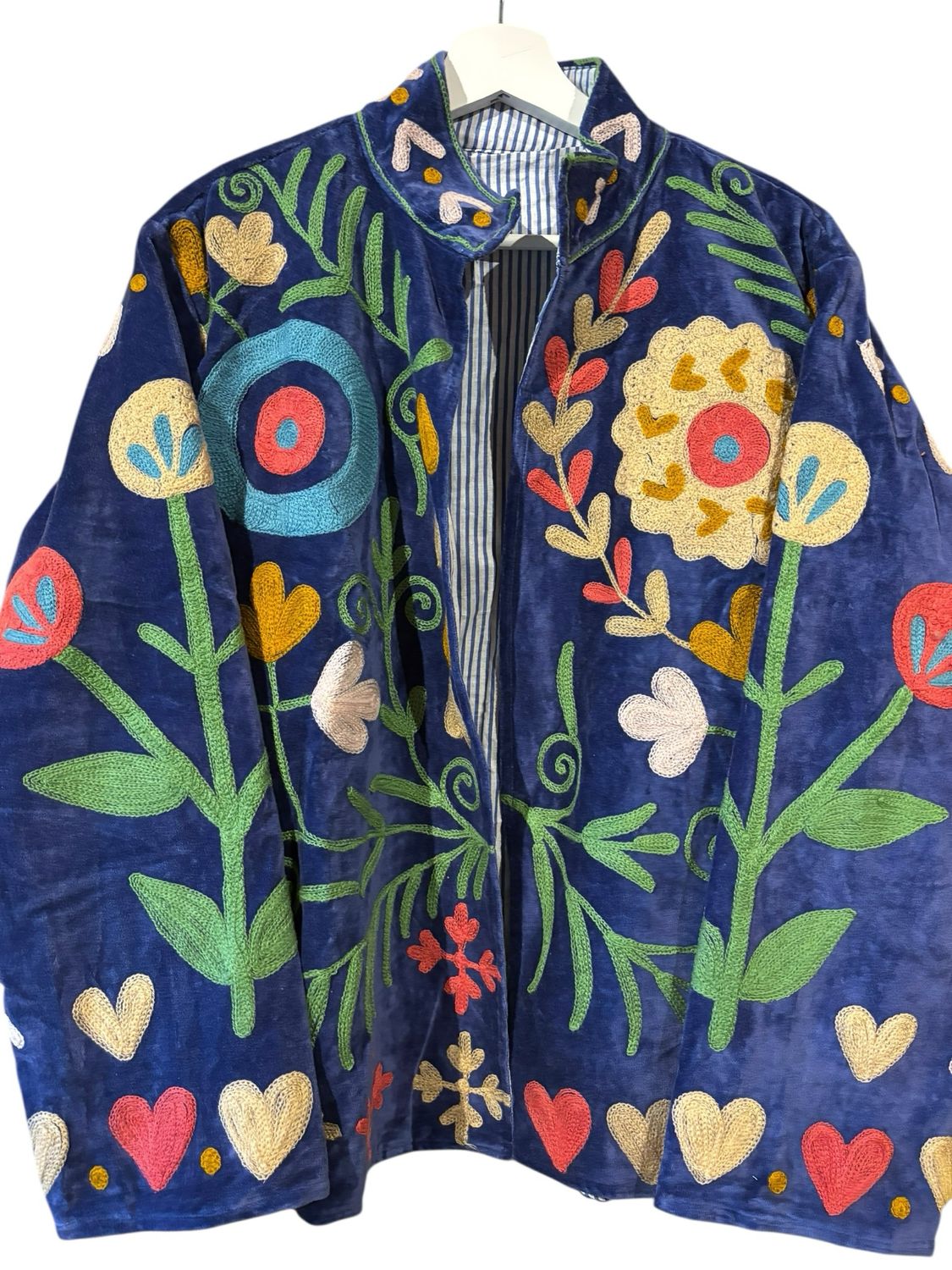 Fluwelen suzani jasje