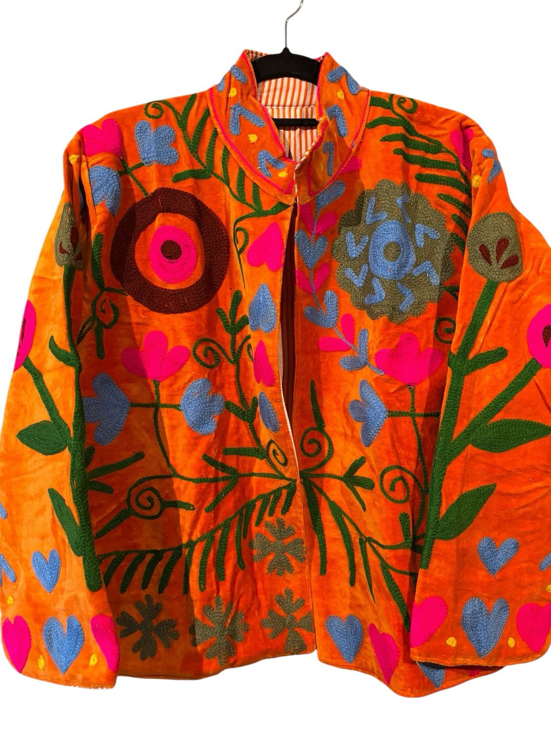 Fluwelen suzani jasje