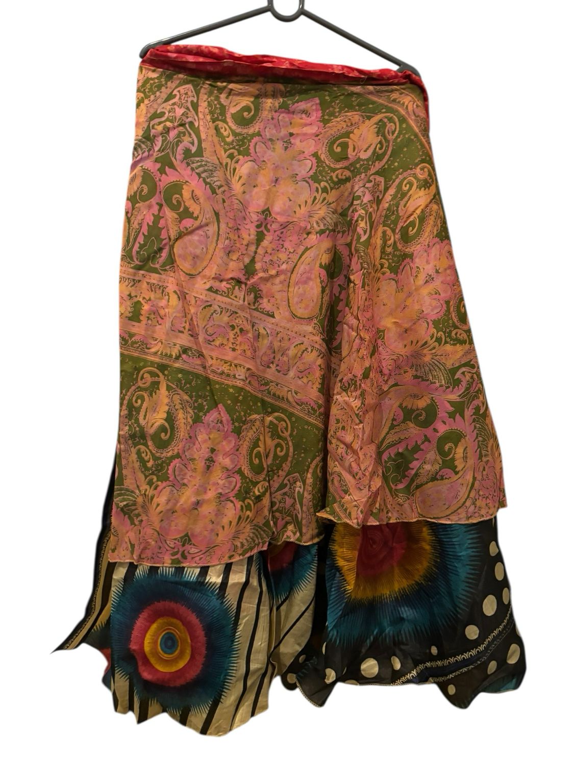 Wikkelrok recyclede sari